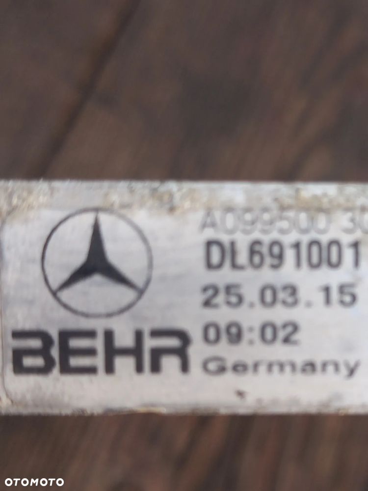 Komplet chłodnic C-Klasa Mercedes W205 180d 200d BluTec - 11