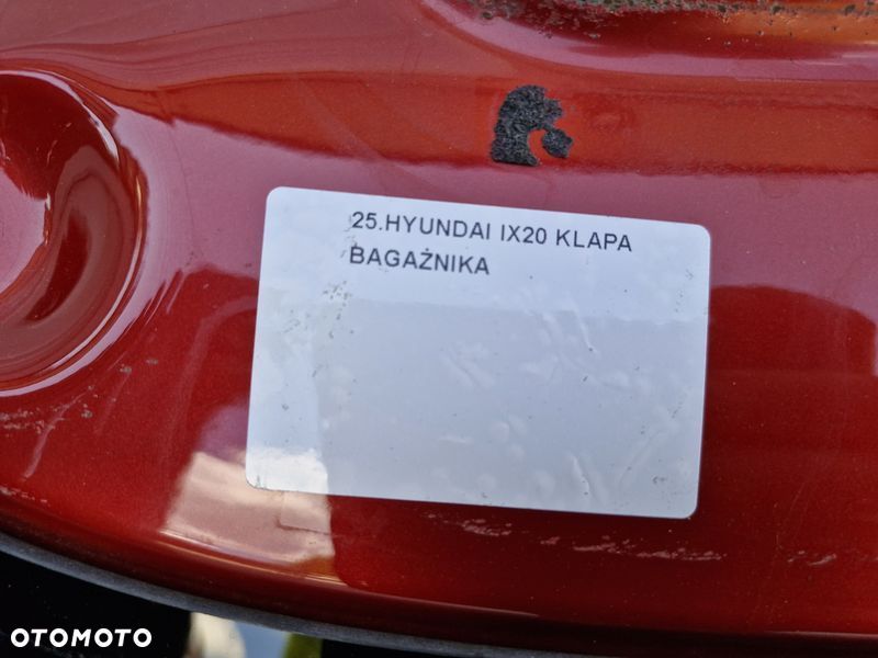 hyundai ix20 klapa bagażnika tył tylna wr3 - 2