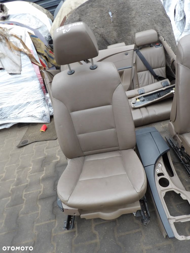 BMW - E61 - KOMPLET - FOTELE , KANAPA , BOCZKI , TUNEL ŚRODKOWY - OGRZEWANE - EUROPA - 2