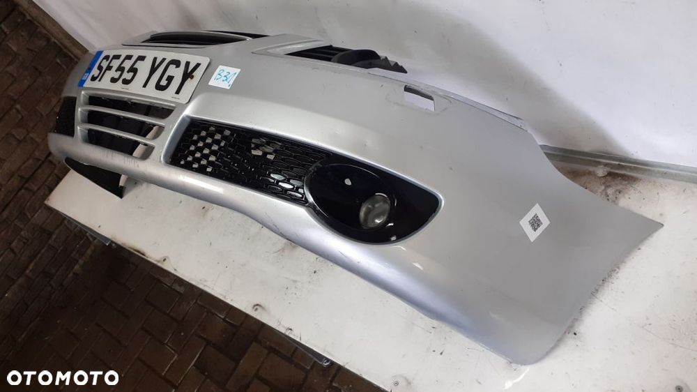 ^ ZDERZAK PRZÓD PRZEDNI SAAB 9-5 AERO SREBRNY HALOGEN - 3
