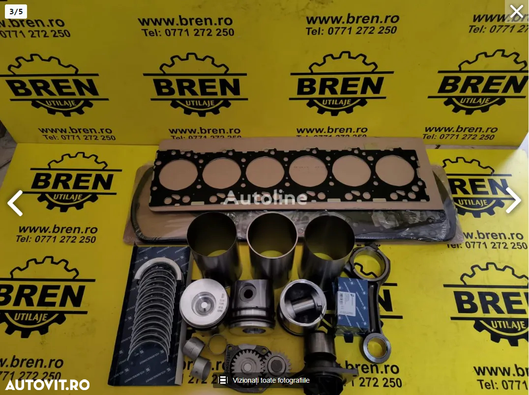 Altă parte componentă motor SET MOTOR IVECO pentru excavator NEW HOLLAND E215 - 3