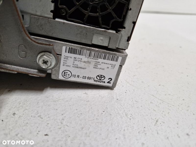 toyota avensis t27 lift t29 radio nawigacja ekran wyświetlacz 86140-05250 - 9