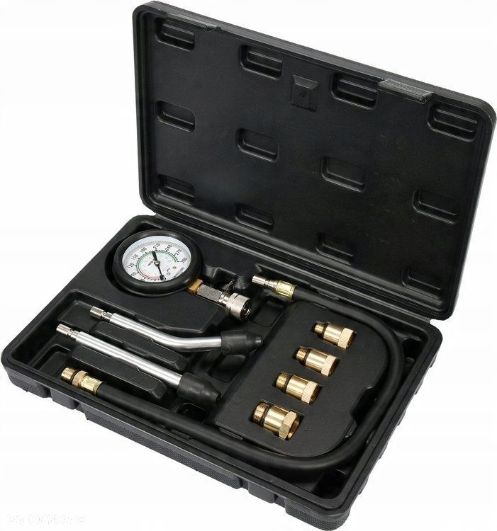 YATO TESTER MIERNIK CIŚNIENIA SPRĘŻANIA BENZYNA  ADAPTERY 8EL YT-73022 - 4