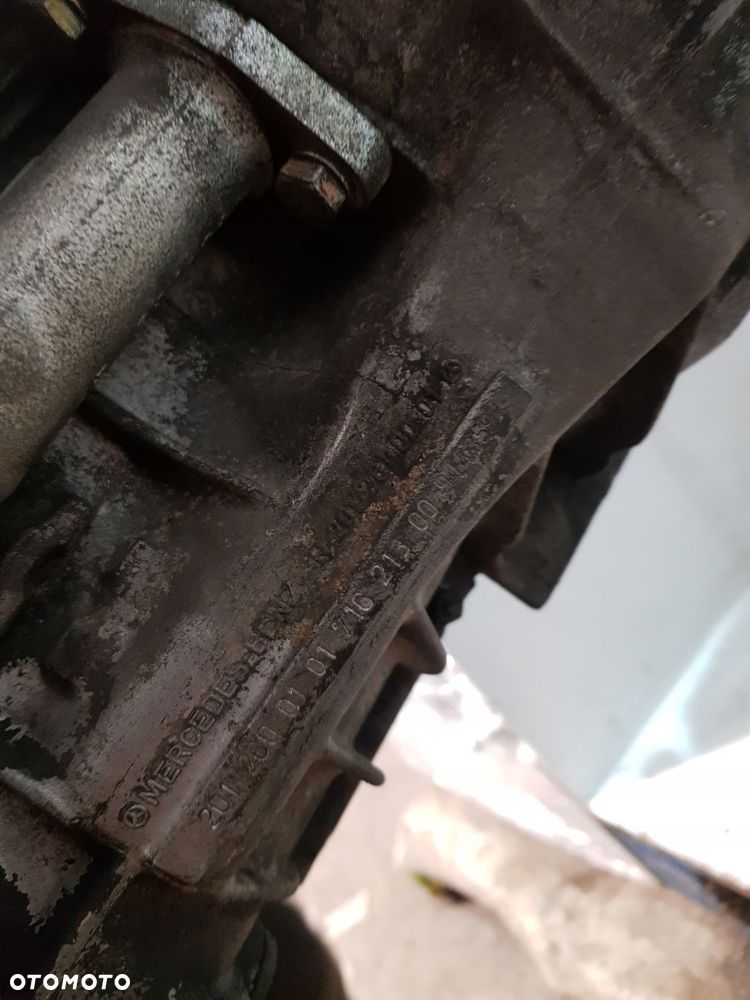 silnik kompletny+skrzynia mercedes e w124 190 w201 200d 2.0 d 601912 75km - 7