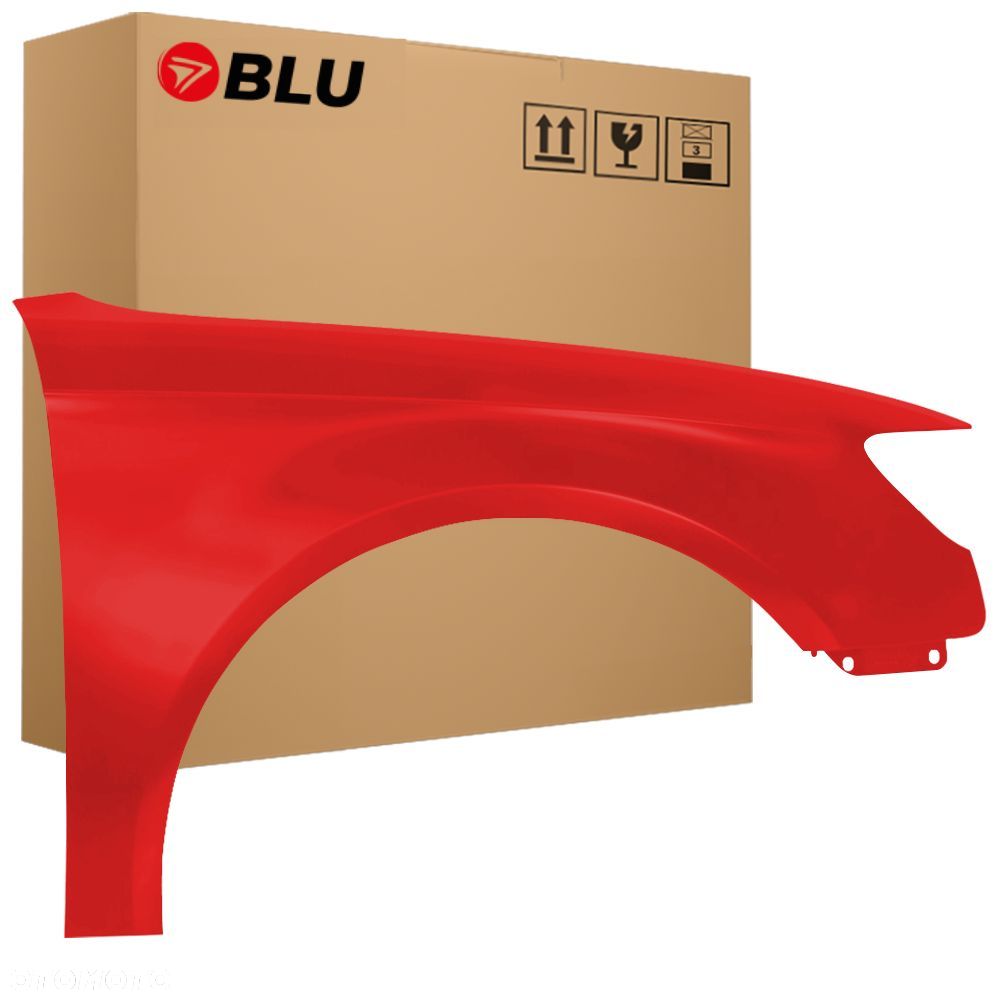BLU Błotnik AUDI A3 8V HATCHBACK SPORTBACK LY3J prawy czerwony 2012-2020 przód BrillantRot - 1