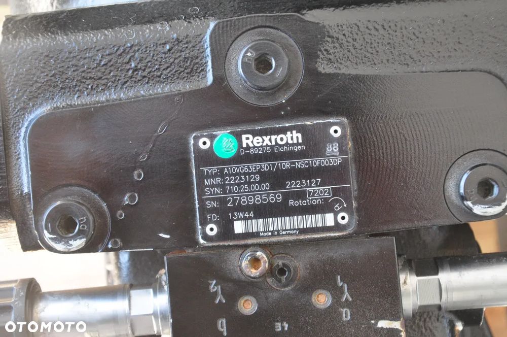 POMPA JAZDY HYDRAULICZNA REXROTH  A10VG63EP3D1/10R-NSC10F003DP - 7