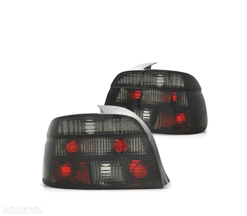 FAROLINS TRASEIROS BMW SERIE 5 E39 95-00 ESCURECIDOS - 1