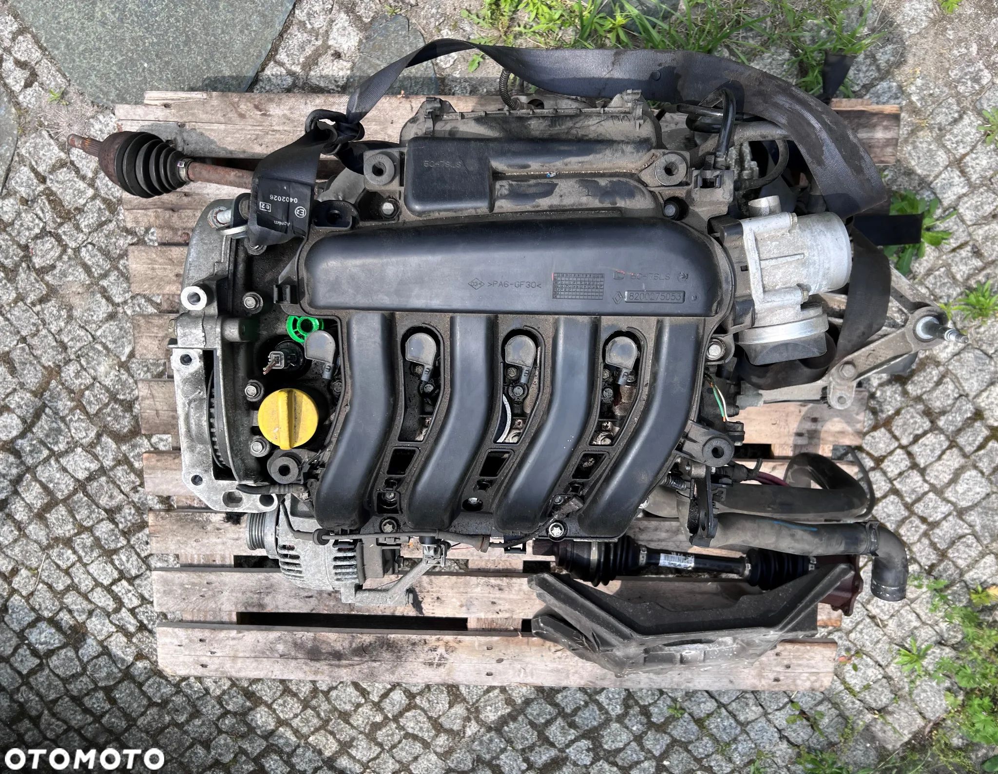 SILNIK RENAULT 1.6 16V BENZYNA K4MT760 - 1