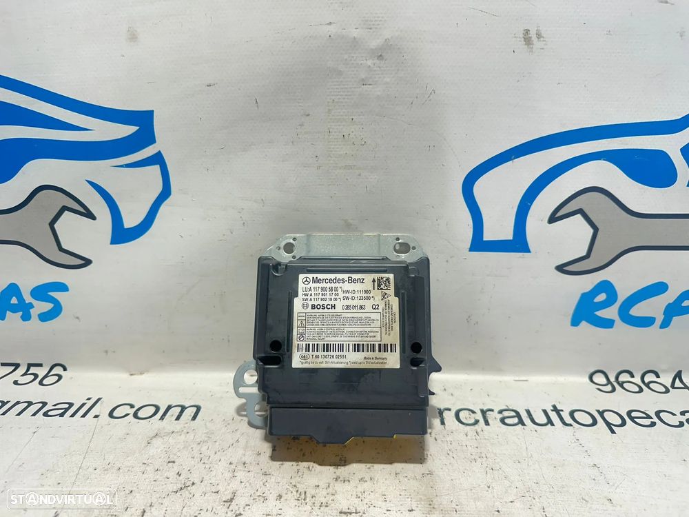 .Módulo Centralina Airbag SRS Mercedes Benz A1179005800 2012 - 2019 - 2