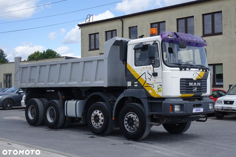 MAN FE 410 A /8x4 / MANUAL / WYWROTKA /BIBENNE / DWUSTRONNA / HYDROKLAPA / HYDROBURTA - 5