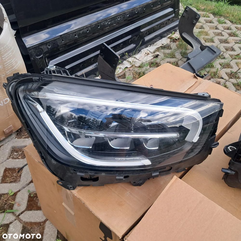 Lampy przód przednie Mercedes GLC lift a2539060604 a2539066403 led high performance full komplet lewa + prawa - 4