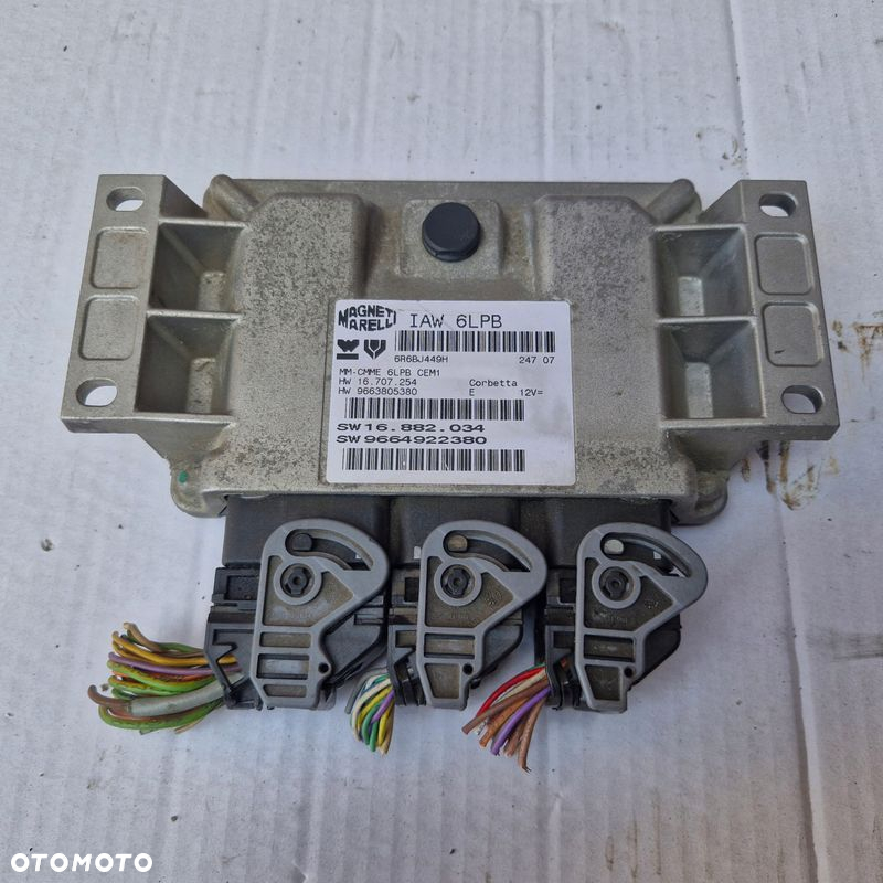 KOMPUTER ECU PEUGEOT 1.8 IAW6LPB 9664922380 9663805380 - 2