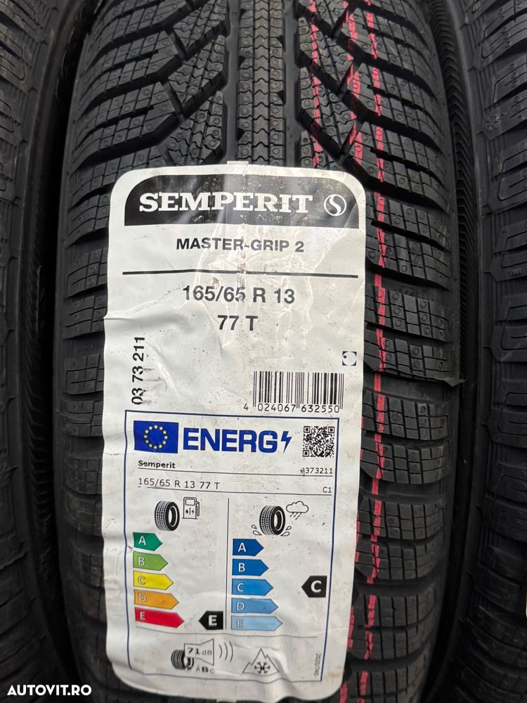 Vând 4 anvelope 165/65/13 semperit de iarnă noi - 2