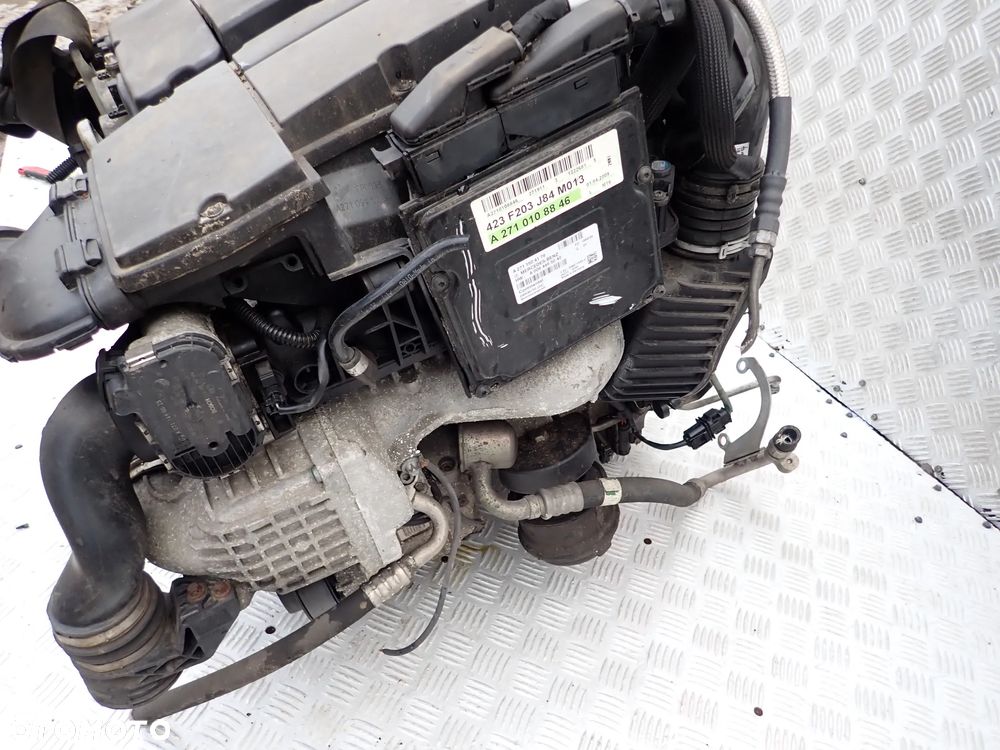 SILNIK MERCEDES W204 A271911 1.8 KOMPRESOR  Z CZUJNIKIEM STUKOWYM - 2