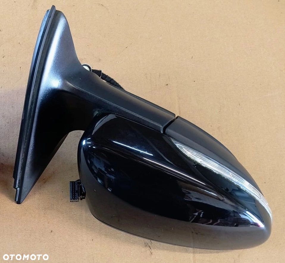 Jetta VI lusterko prawe 10PIN Europa stan bdb bez uszkodzeń kolor LC9X Golf VI 2010-18r Volkswagen