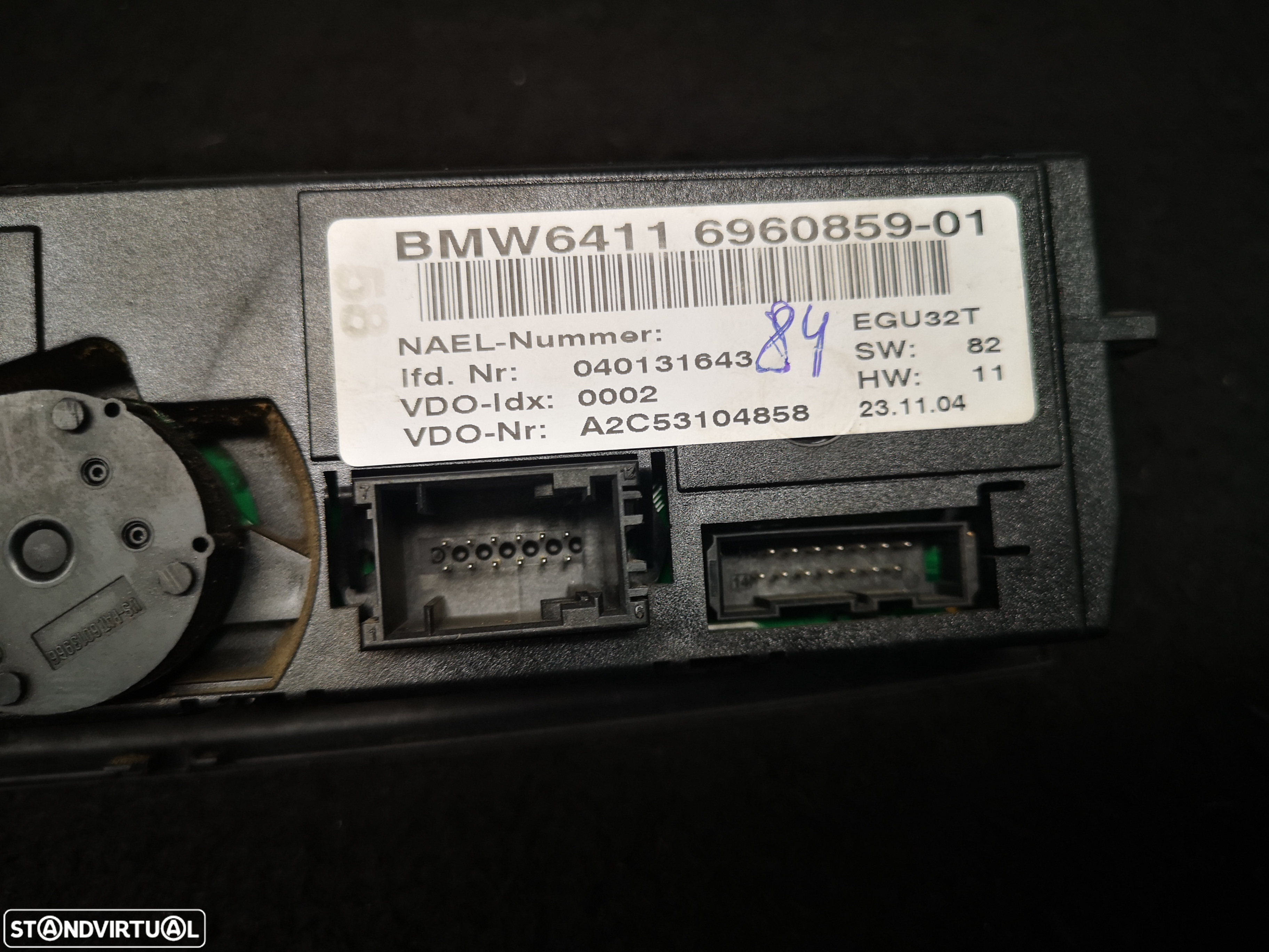 Modulo comando de sofagem BMW1 E87 2004-2007 - 4