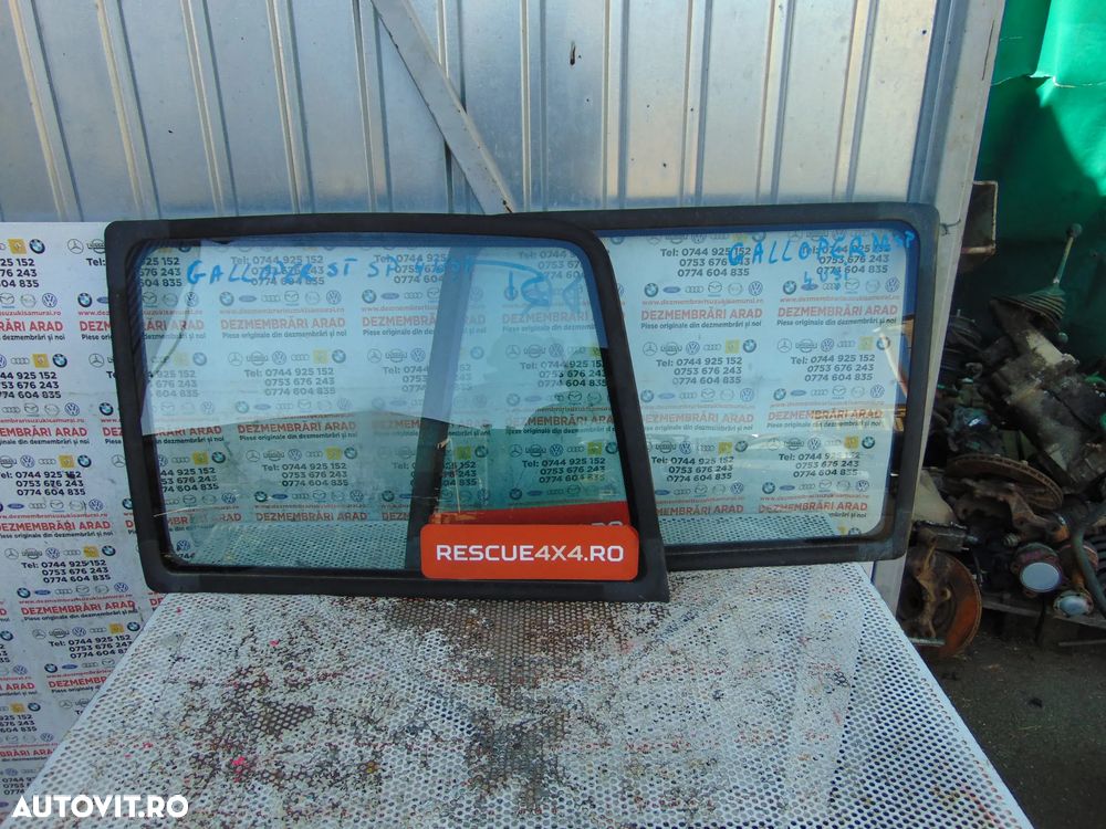 Geam Hyundai Galloper 5 usi geamuri spate caroserie stanga dreapta galloper 5 usi geam fix - 1