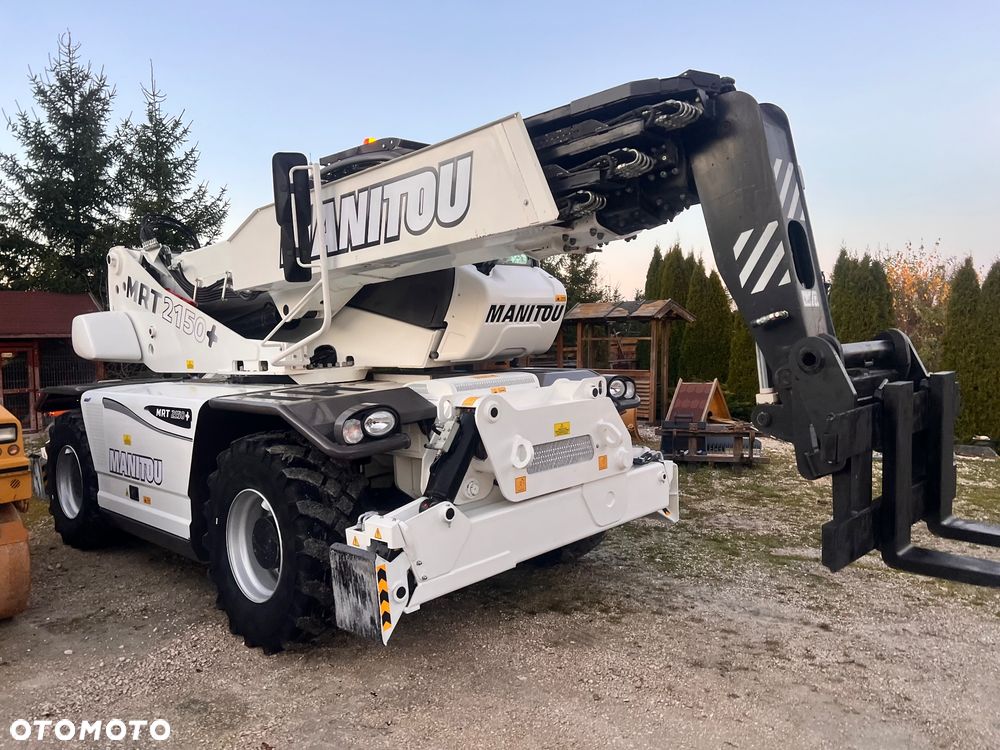 Manitou Ładowarka teleskopowa Manitou Mrt 2150 + Privilage Roto obrotowa 360 Pilot sterowanie radiowe Kosz Widły 2016/17 1840 2550 2540 silnik Mercedes 2150+ Merlo - 24