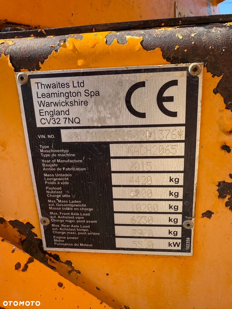 Thwaites 6 ton - MACH 2065 - 7