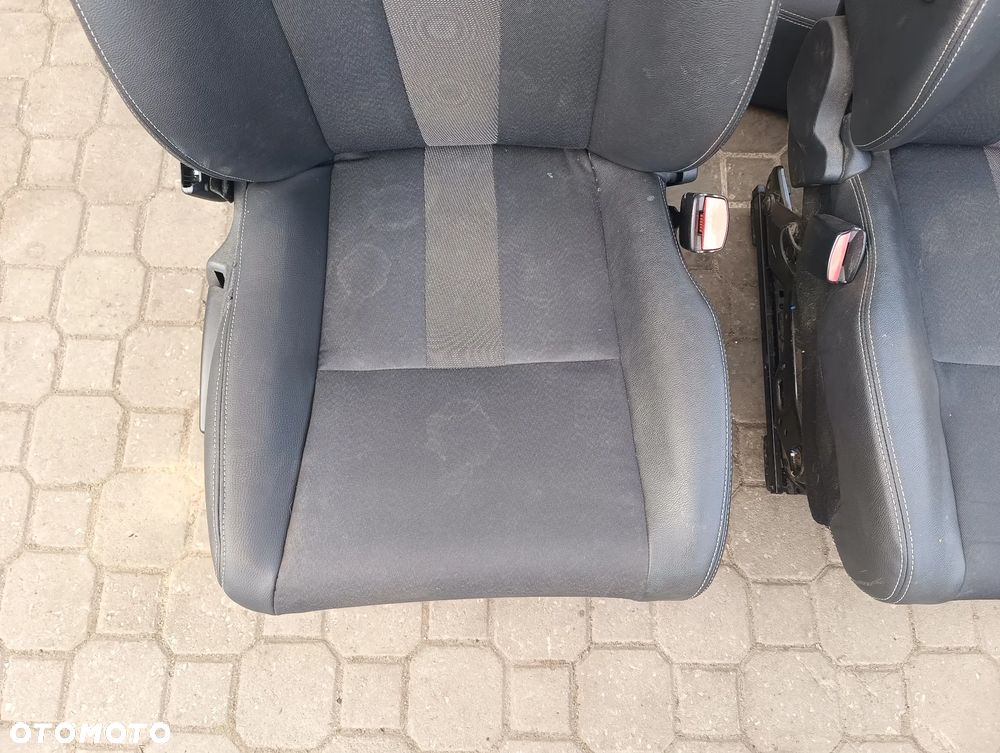 Fotel fotele tapicerka boczki megane III PÓŁ SKÓRA - 5