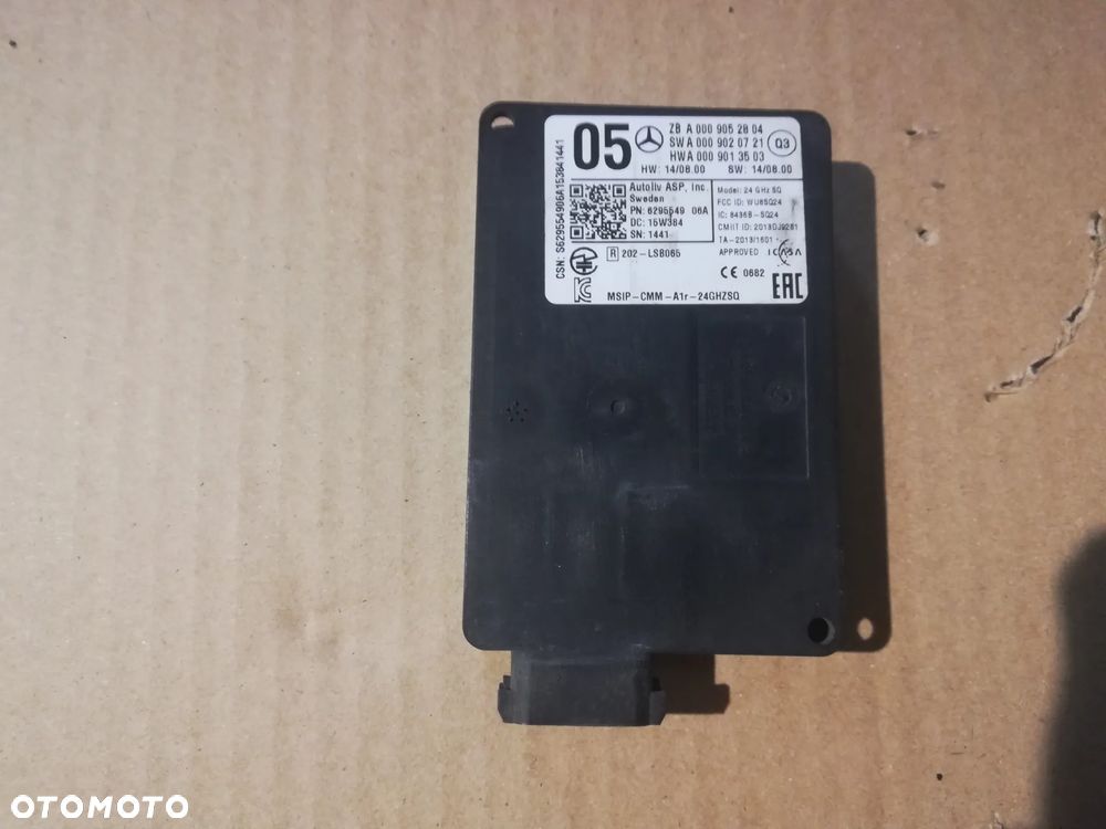 Mercedes W 205 C klasa radar A0099052804