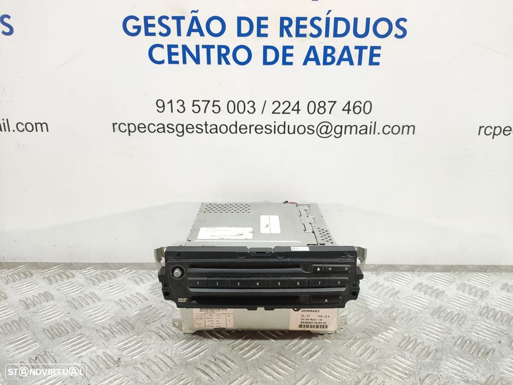 Auto Radio com Sistema de Navegação Leitor de DVD CD BMW Série 1 E81 E87 E88 Original - 6