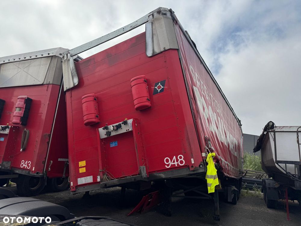 Schmitz Cargobull SCS 24/L 13.62EB- firanka, dach zsuw., pod wózek widł., Z Niemiec - 1