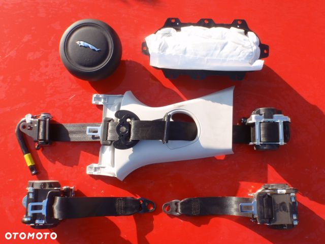 JAGUAR E-PACE DESKA KONSOLA KOKPIT PULPIT PÓŁKA PARAPET AIRBAG PODUSZKI POWIETRZNE KIEROWCY PASAŻERA oryginał wymiana AIRBAG PASY Raz2 !!! - 7