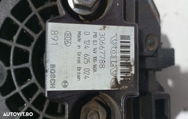 Alternator 30667788 0124625024 2.4D Volvo XC70 3 [2007 - 2013] - 2