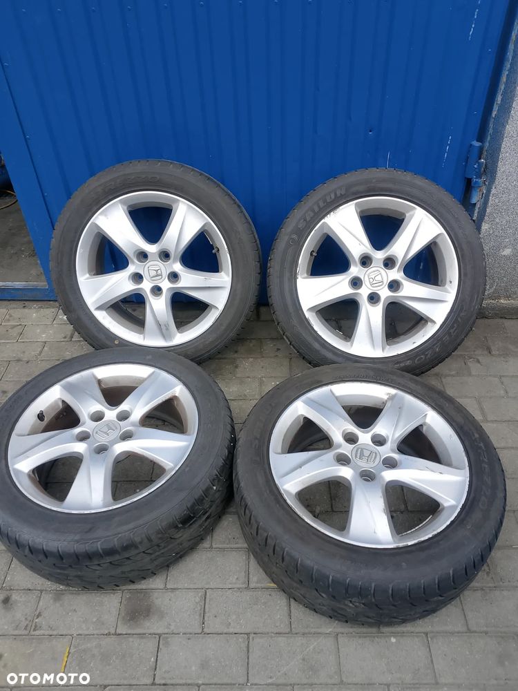 Używany komplet felg aluminiowych + opony Honda 5x114,3 225/55 R17 - 1