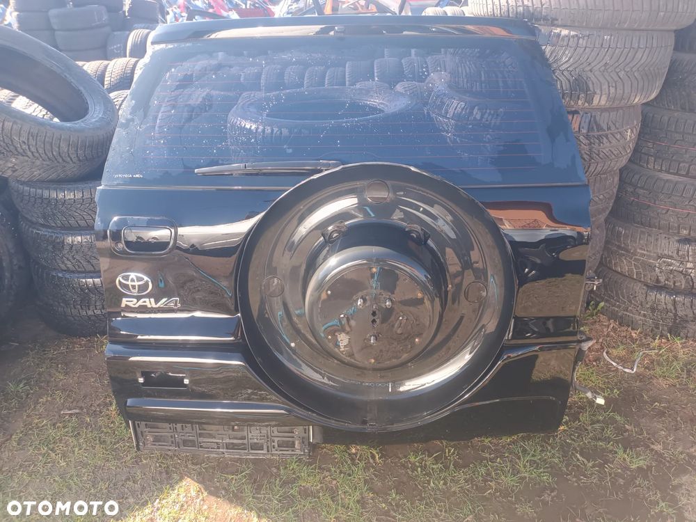 TOYOTA RAV4 II 00- drzwi lewe prawe przód przednie tył tylne czarne - 6