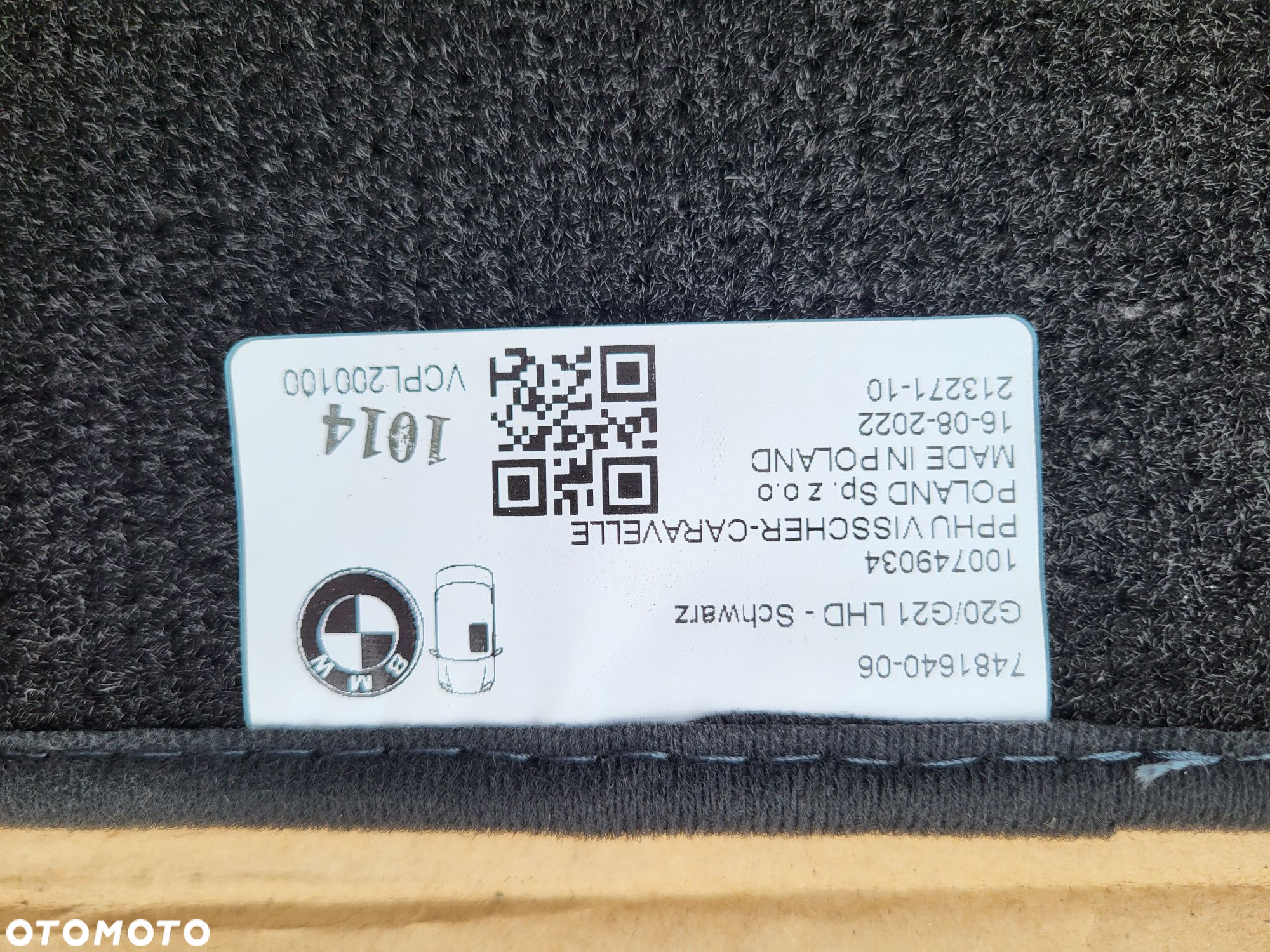 Dywaniki Welurowe bmw 3 G20 G21 m3 G80 G81 - 4