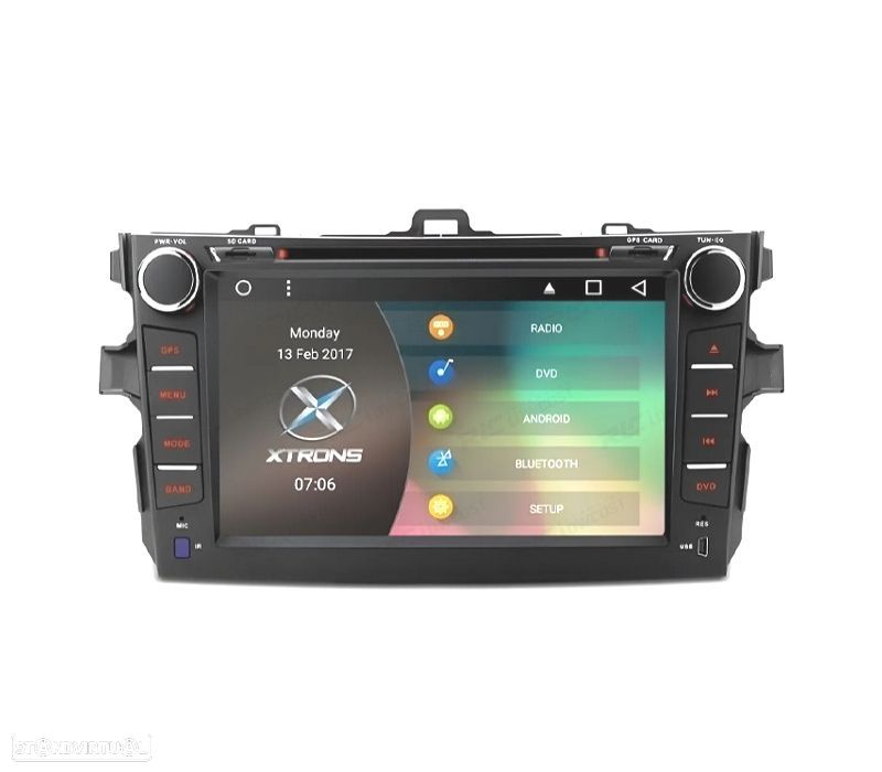 AUTO RADIO GPS 8" PARA TOYOTA COROLLA 07-11 USB GPS TACTIL HD - 1