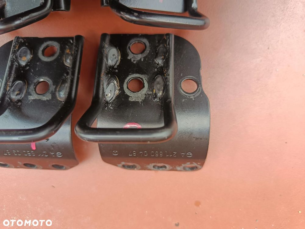 MERCEDES W211 ISOFIX MOCOWANIE FOTELIKA ORYGINAŁ KOMPLET LEWY PRAWY - 4