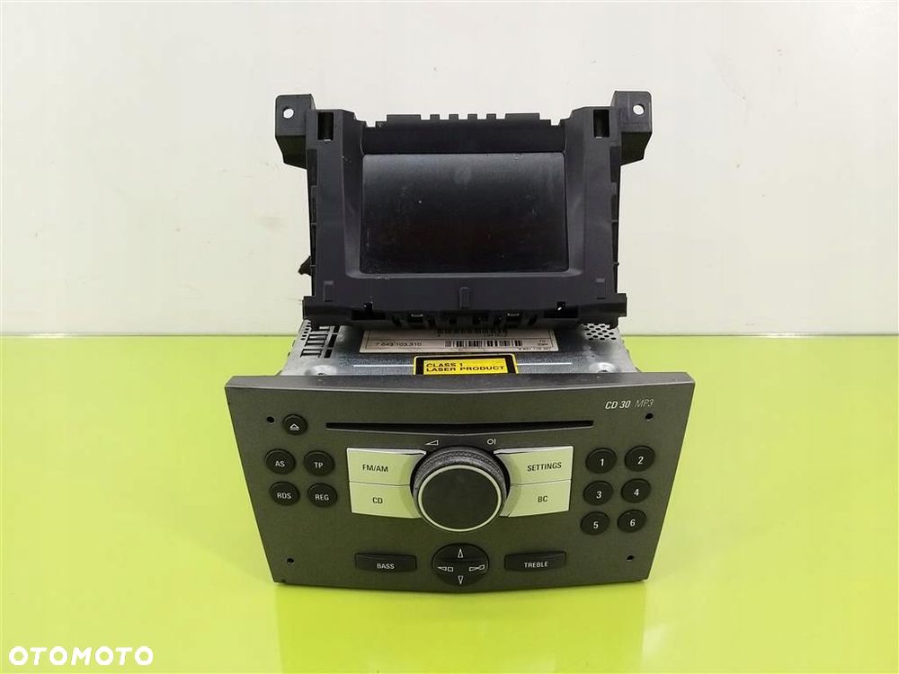 Radio+ wyświetlacz kpl Opel Astra III H 04-13 R 317099190 453116246 - 1