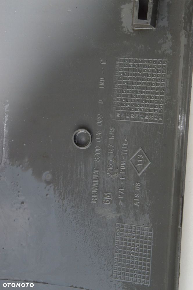 listwa boczna drzwi prawa renault trafic 8200036089 - 4