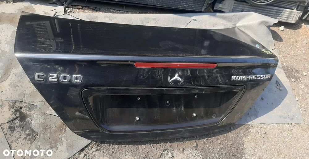 Klapa bagażnika MERCEDES W203 sedan czarna 197 BEZ KOROZJI!!! - 1