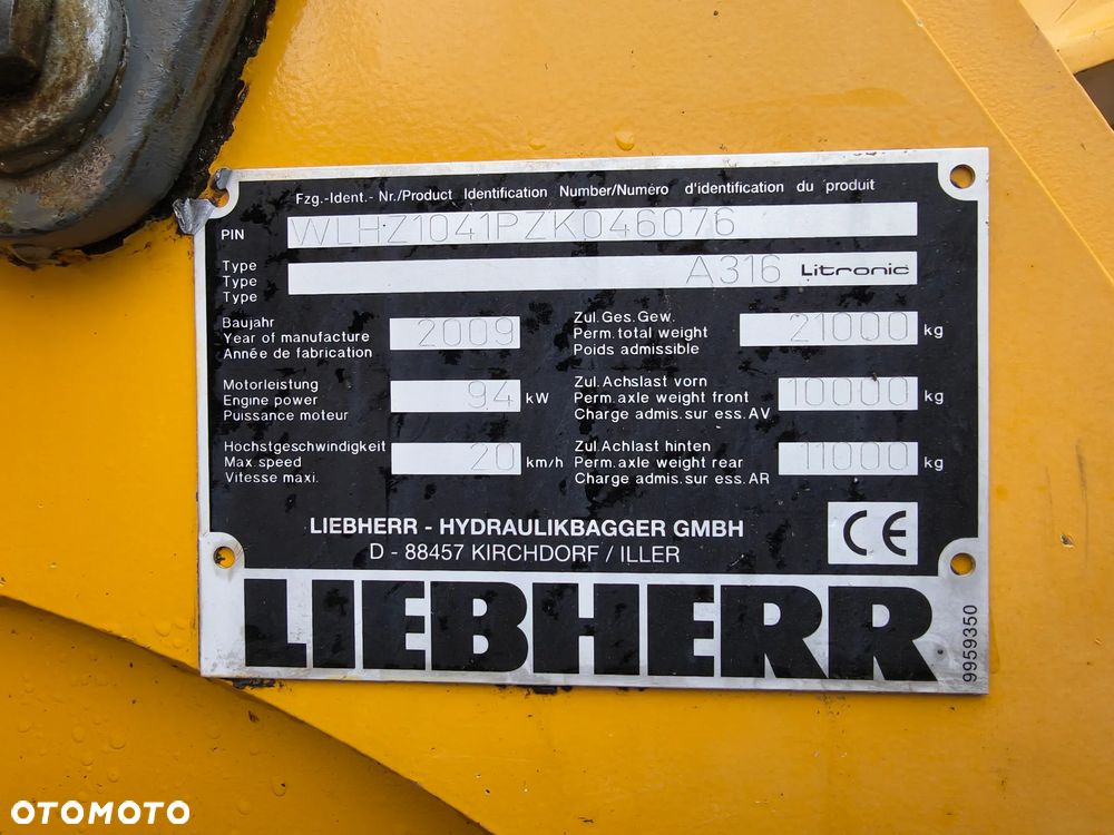 Liebherr A316 koparka Przeładunkowa - 19