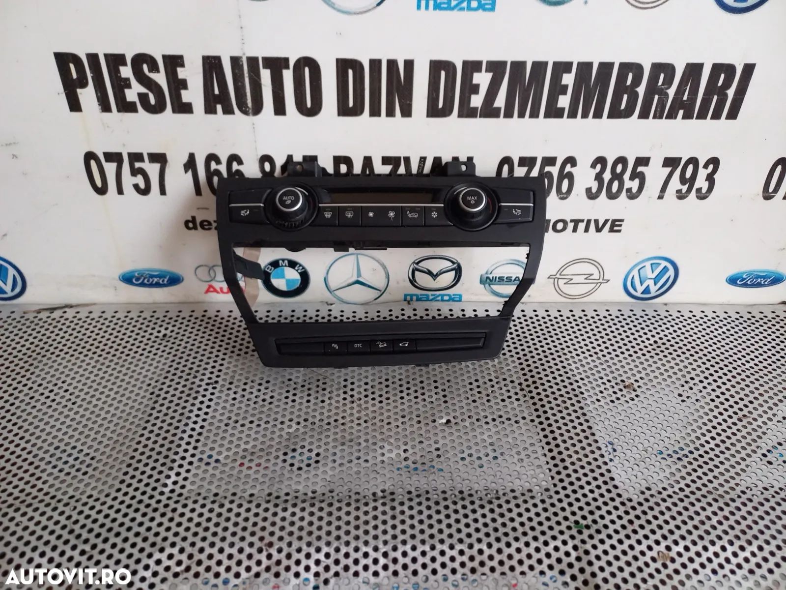 Panou Modul Clima Climatronic Buton Butoane Bmw X5 X6 E70 E71 Cod  - Dezmembrez Bmw - Dezmembrari A - 1