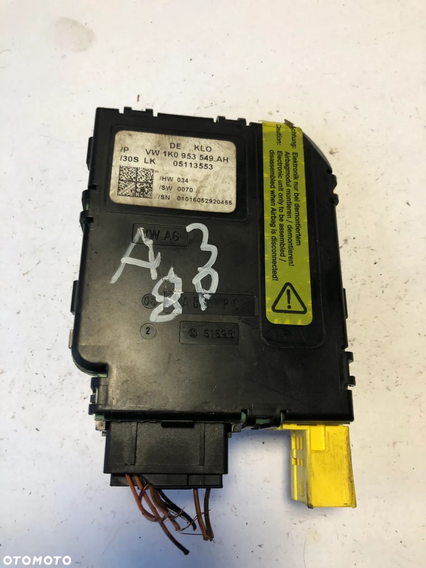 Moduł Czujnik Kąta Skrętu Audi A3 8P 1K0953549AH - 1