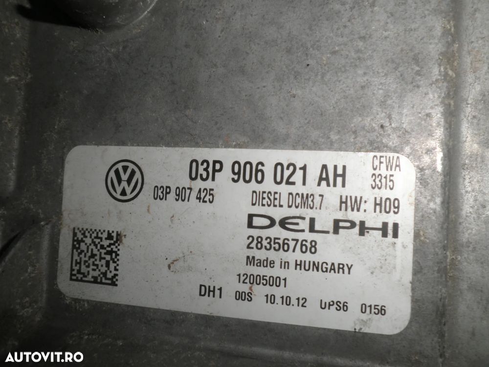 ECU / calculator motor VW Polo 6R 1.2 TDI 03P906021AH - 3