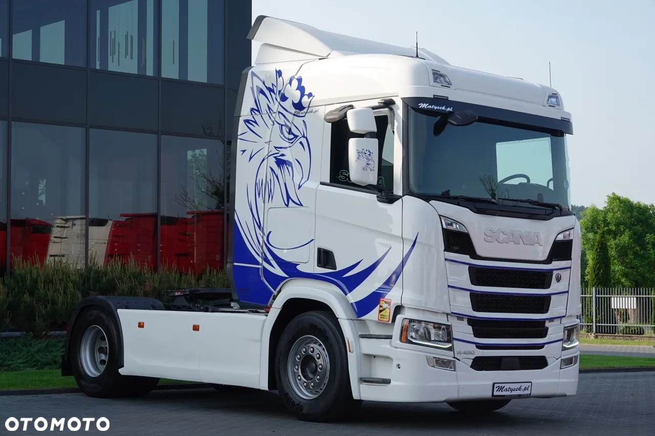 Scania R 450 / RETARDER / PRZÓD NA PODUSZKACH / HYDRAULIKA / SPROWADZONA / PO KONTRAKCIE SERWISOWYM - 4
