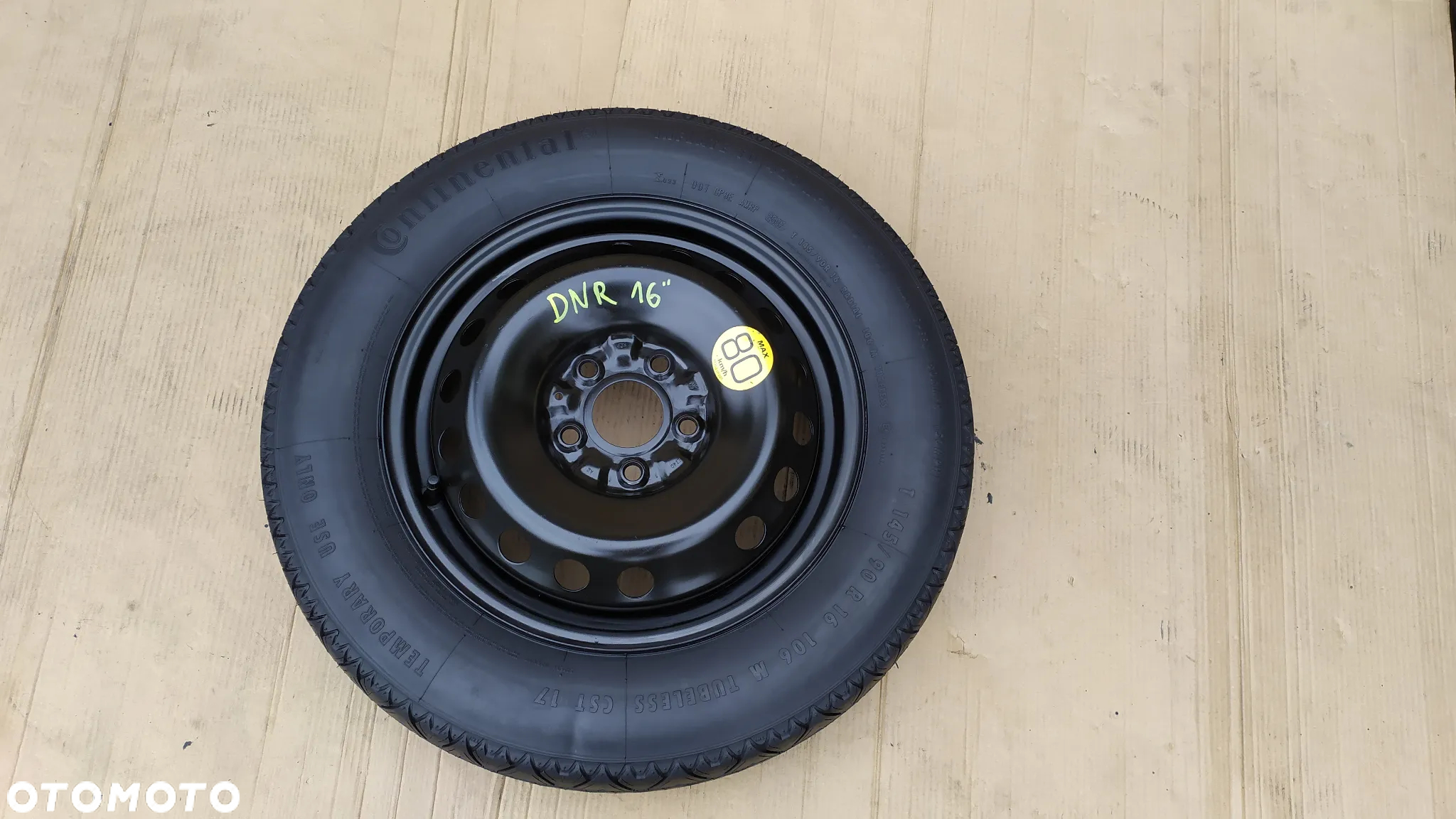 Koło dojazdowe R16  DACIA DUSTER SUV I II 145/90R16 WYSYŁKA - 3