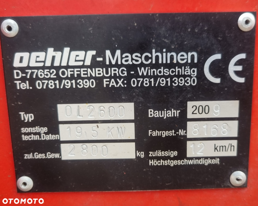 Weidemann Oehler  OL2600 Miniładowrka  88 cm Szerokość - 6