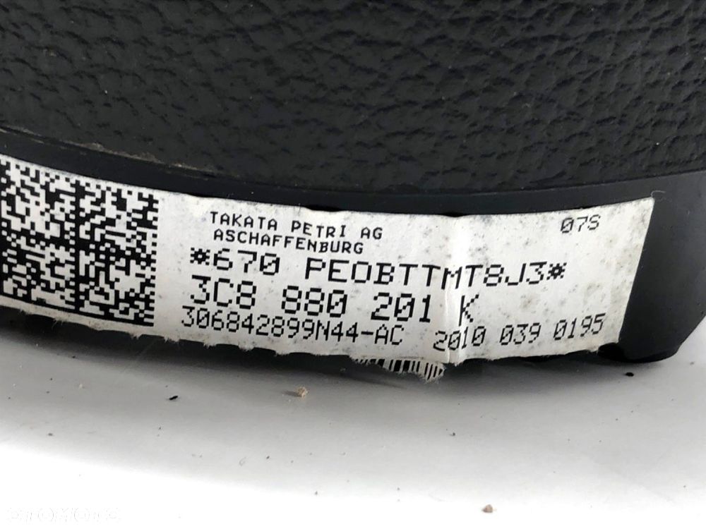 PODUSZKA POWIETRZNA KIEROWCY  VW GOLF VI (5K1) 2008 - 2014 1.6 TDI 77 kW [105 KM] olej napędowy - 6