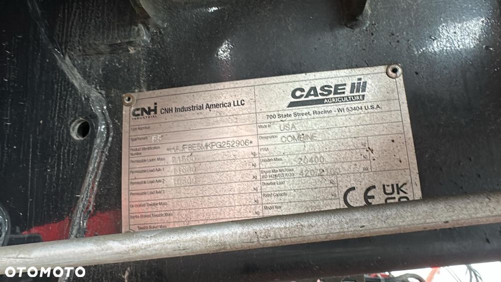 Case IH Axial Flow 8250 - 12