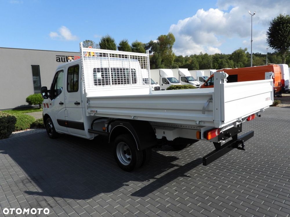 Renault MASTER WYWROTKA PODWÓJNA KABINA DOKA 6 MIEJSC TEMPOMAT LEDY BLIŹNIACZE KOŁA KLIMATYZACJA  165KM - 10