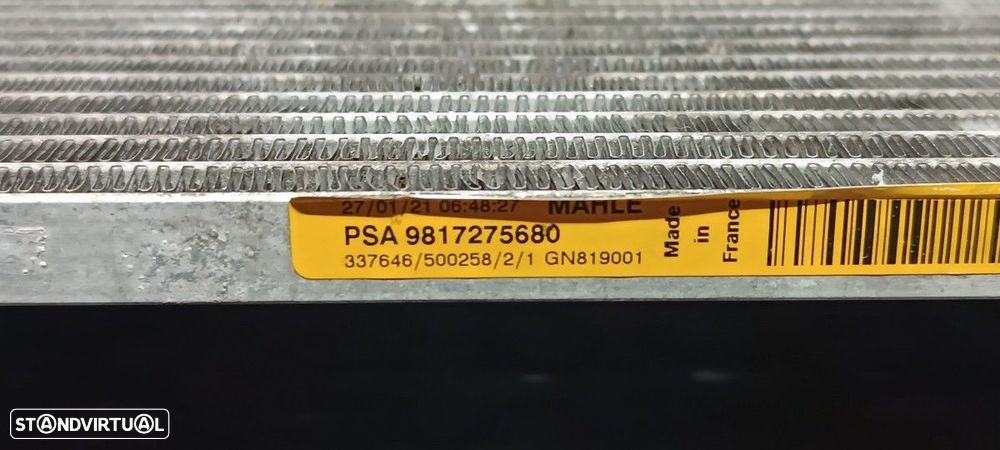 RADIADOR AR CONDICIONADO CITROEN C5 AIRCROSS LIVE PACK - 3