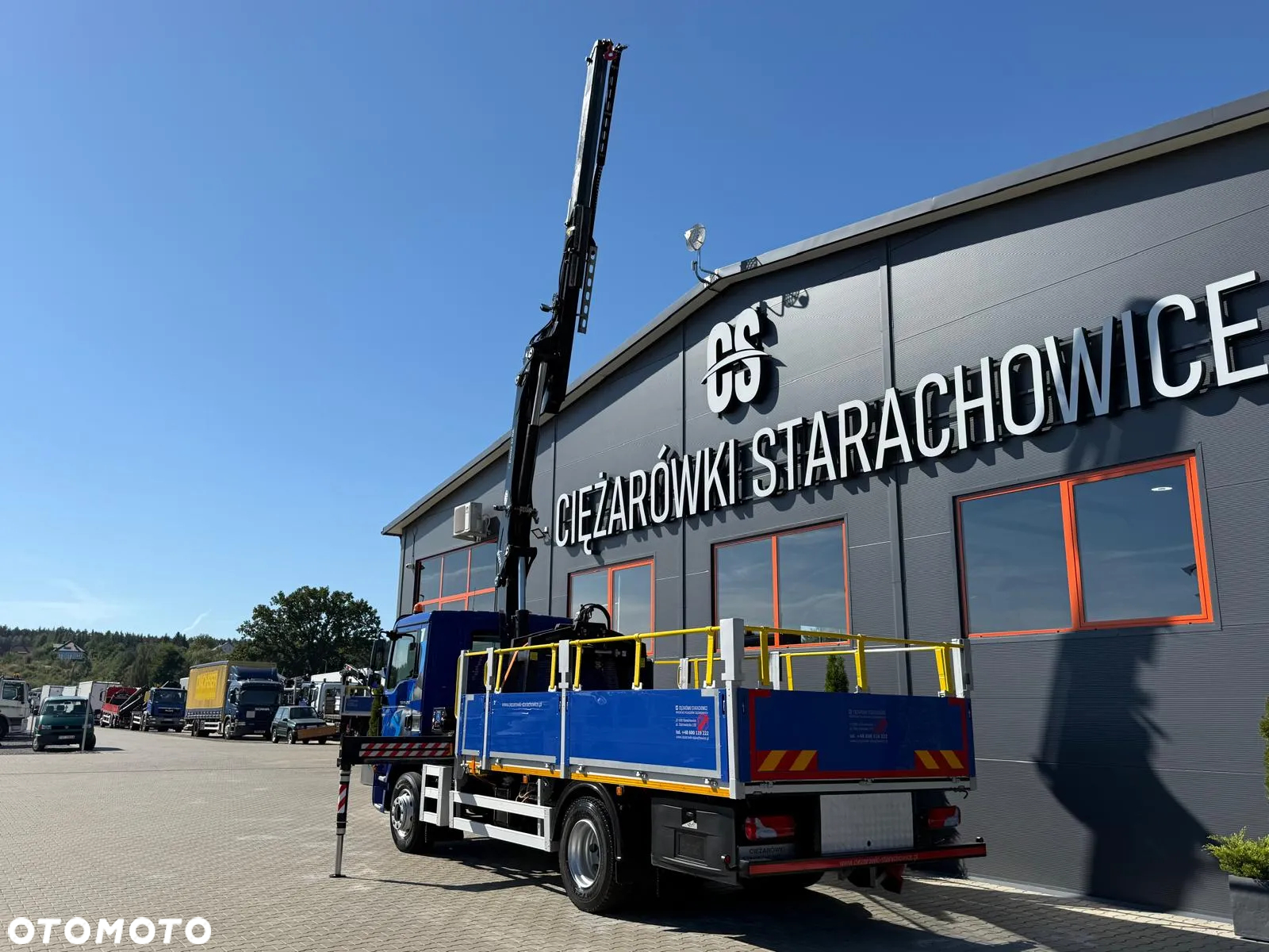 MAN TGM 15.250 skrzynia z żurawiem // E6 // HMF 1420 K1 HDS dzwig kran crane budowlanka - 13