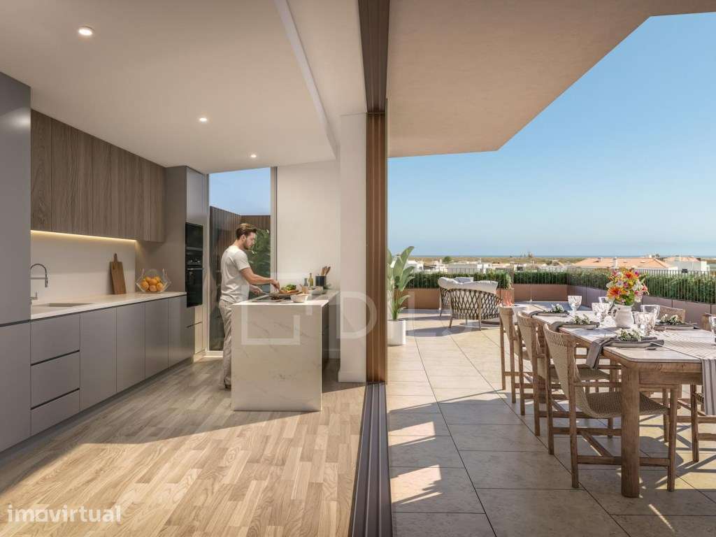 Apartamento T2 com jardim em novo empreendimento, Tavira, Algarve - Grande imagem: 4/49